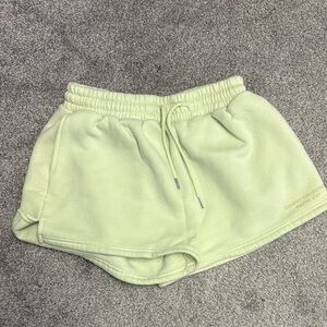 Cozy Light Green Athletic Shorts